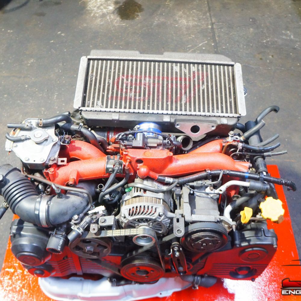 2004-2005 JDM SUBARU WRX STI EJ20 2.0L TURBO ENGINE VERSION 8 EJ207 MOTOR ONLY ECU