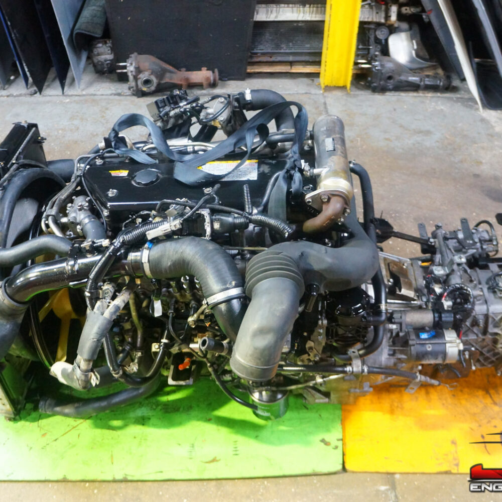 2006 ISUZU NPR NQR 4HK1 DIESEL TURBO ENGINE TRANSMISSION 4HK1 5.2L ISUZU GMC