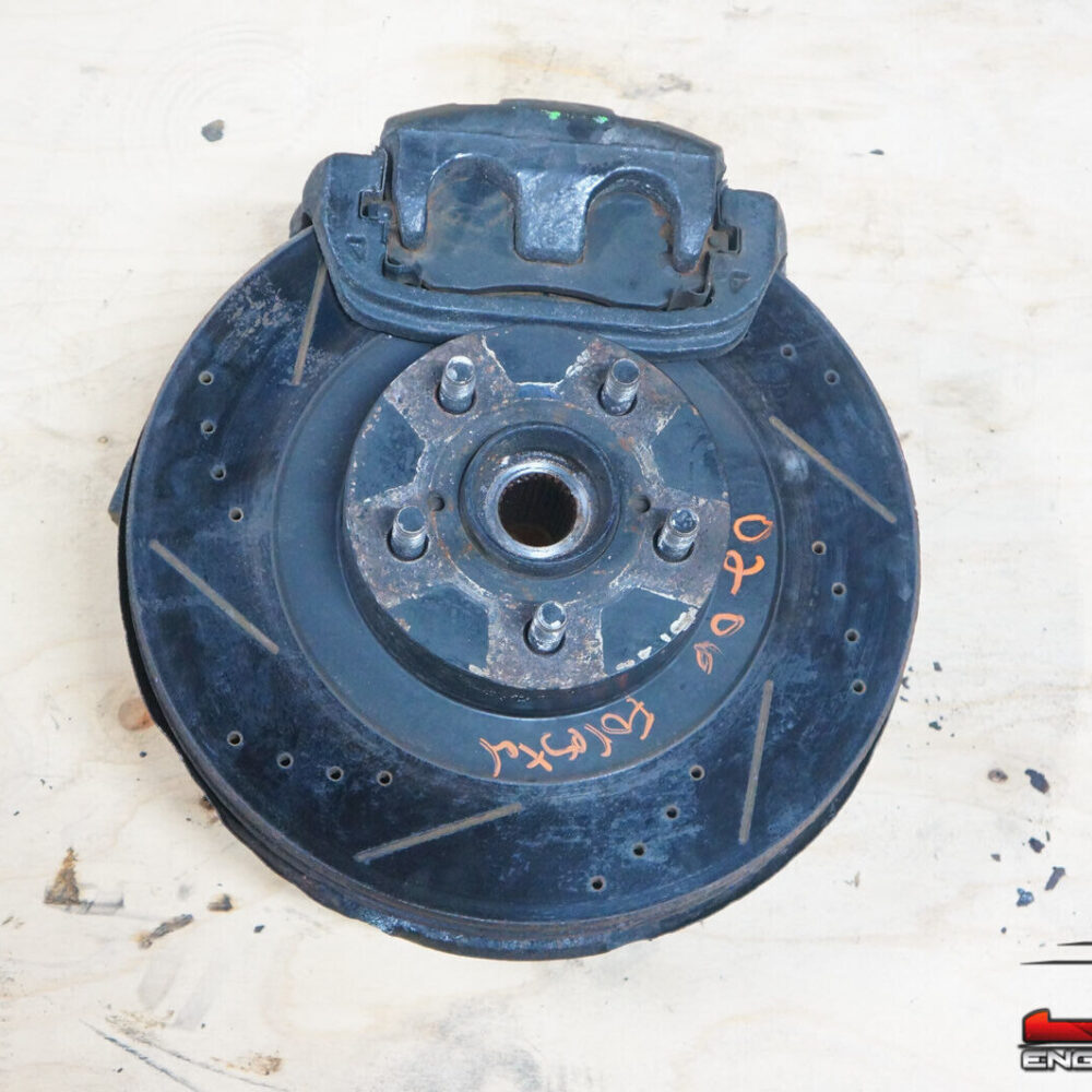 2002 2004 SUBARU FORESTER XT FRONT ROTOR SPINDLE BRAKES ASSEMBLY USDM