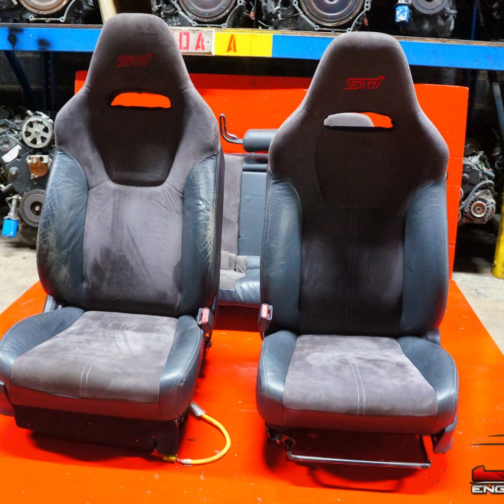 2008-2014 Subaru WRX STI Front & Rear Seats Complete Set