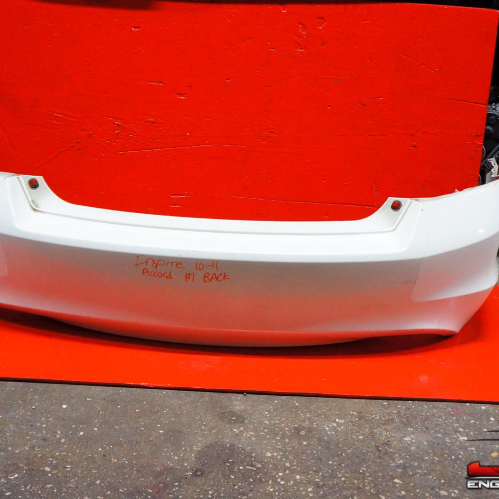 2010-2011 Honda Inspire Accord White Rear Bumper #1