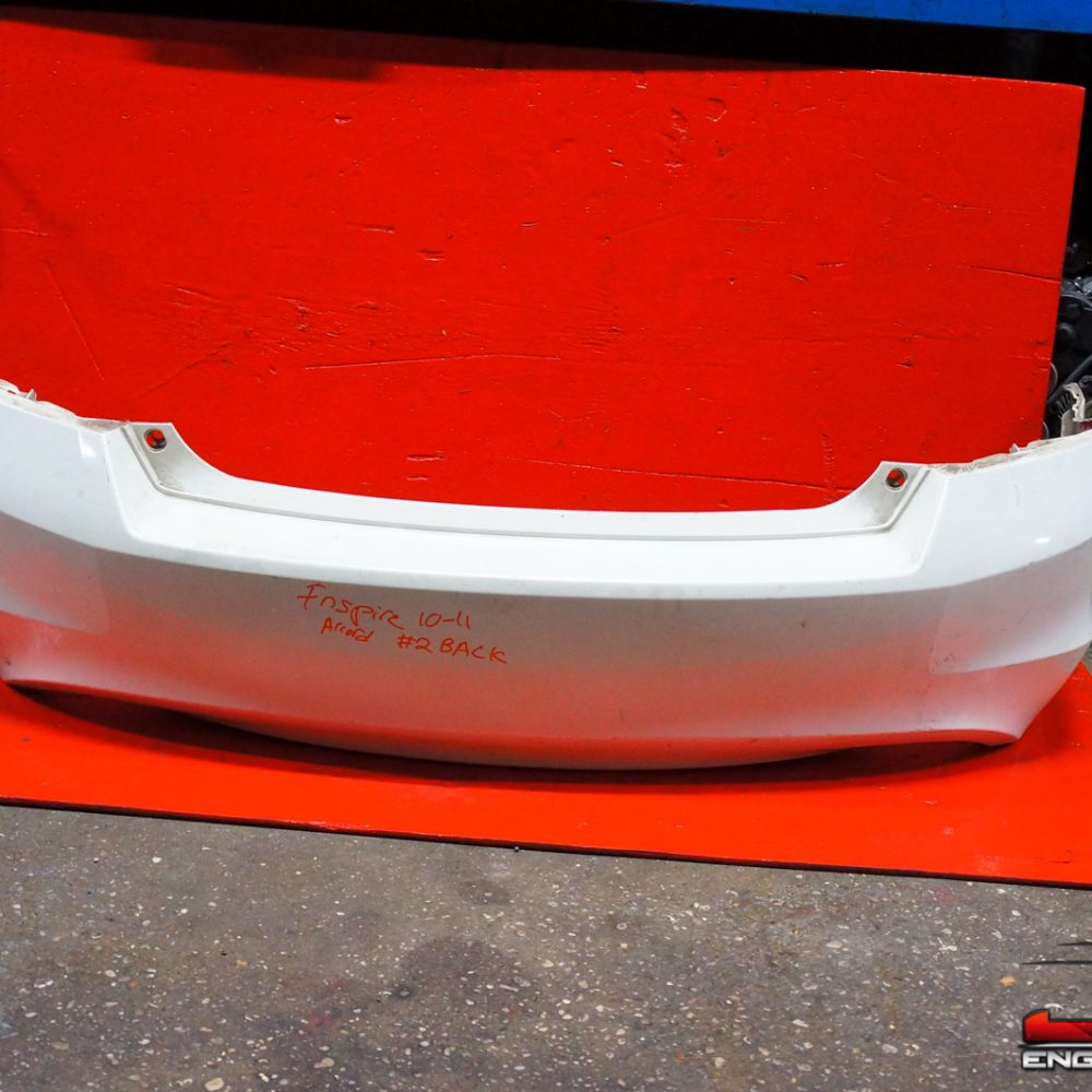 2010-2011 Honda Inspire Accord White Rear Bumper #2
