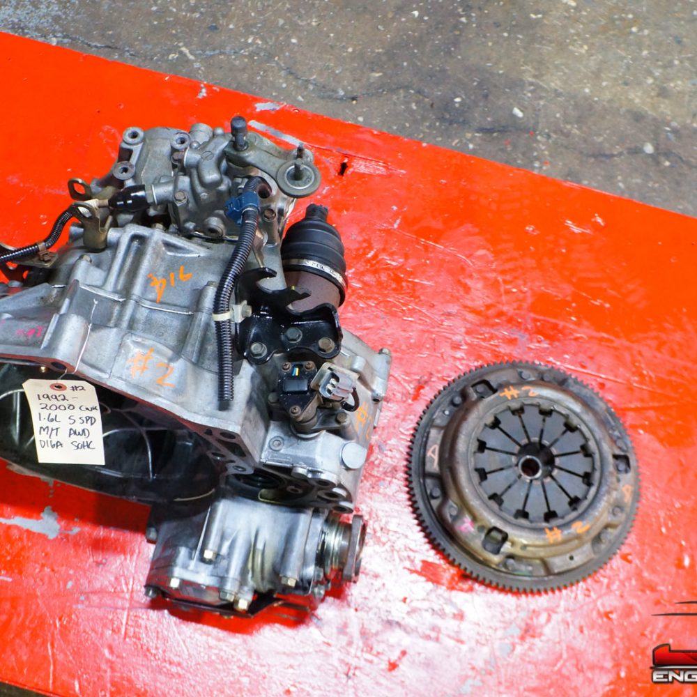 JDM 1992-2000 Honda Civic D16A AWD SOHC 1.6L 5 Speed Manual Transmission S22 #2